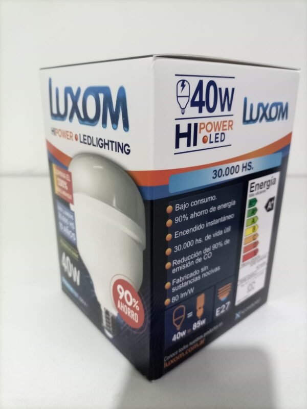 Lampara LED 40w Luz Fria
