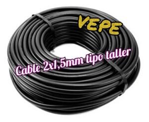 Cable tipo taller 2x1,5mm x Metro