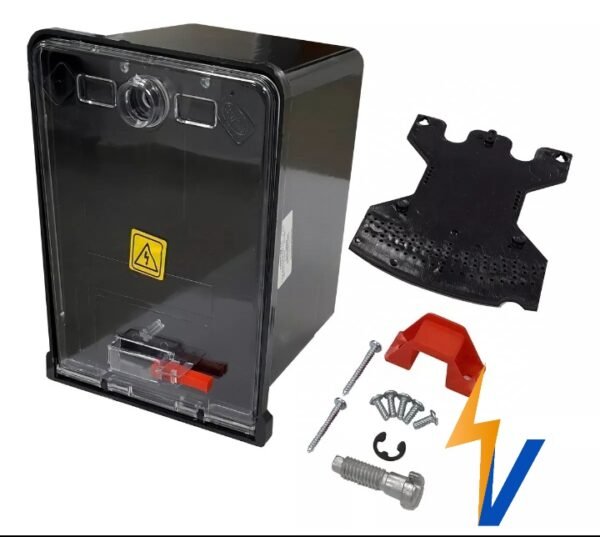 Caja medidor monofásico con reset