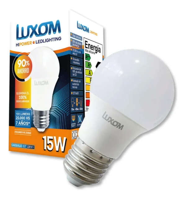 Lámpara LED 15w Luz Fría Luxom