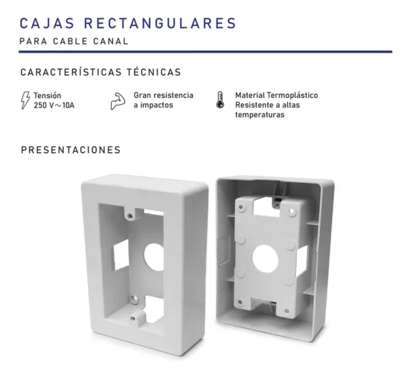 Caja Cable Canal Richi - Image 3