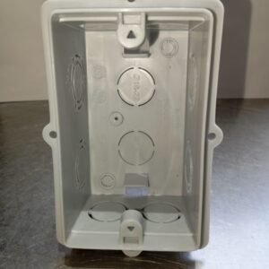Caja Rectangular 5x10 PVC Gris Luxom