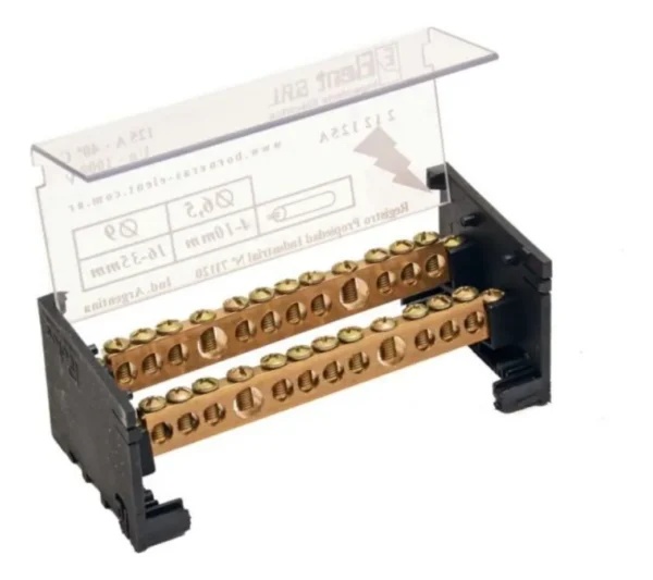 Distribuidor Bipolar 125A 12 Conexiones Std Elent