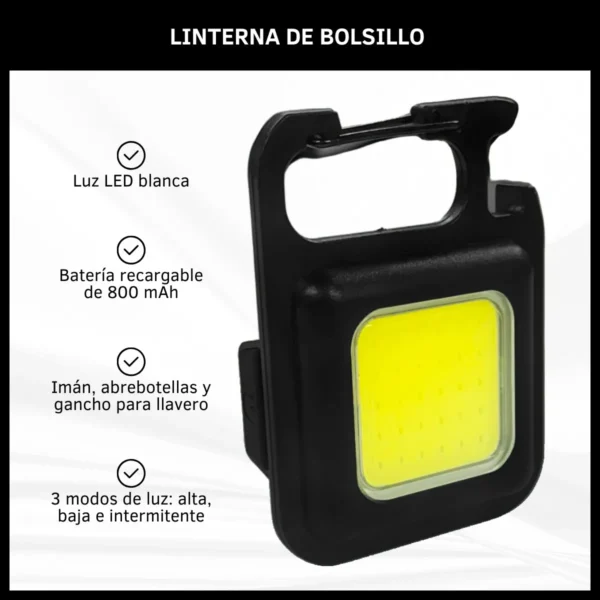 Linterna de Bolsillo Recargable - Image 2