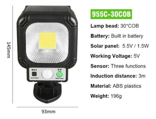 Luminaria Solar 1,5w