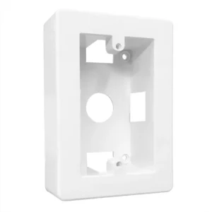 Caja Rectangular Alta Cable Canal o Exterior