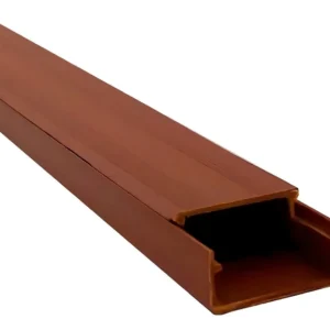 Cable Canal 20x10 Simil Madera Con Adhesivo