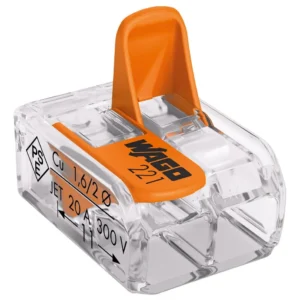 Conector Rapido 2Polos(Empalme)221-412 Hasta 4mm